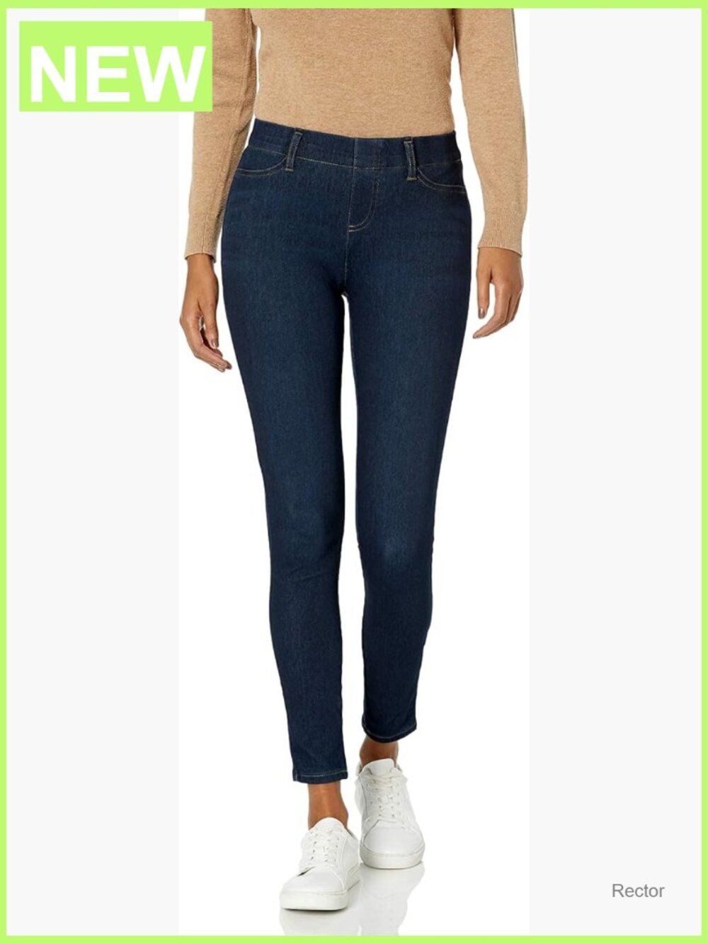Stretchy Pull-On Jeggings Mid Rise Skinny Fit Plus Size